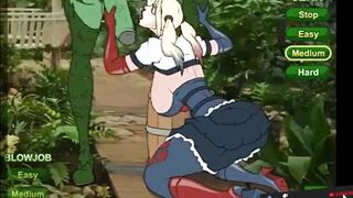 Harley Quinn sex with futanari big penis