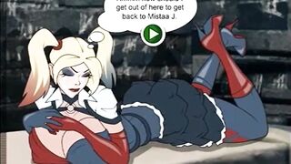 Harley Quinn sex with futanari big penis