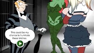 Harley Quinn sex with futanari big penis