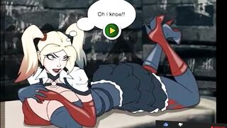 Harley Quinn sex with futanari big penis