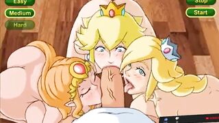 blowbared suckleTriple x 3 princesses