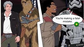 Star Wars soldier fucks princess by the ass