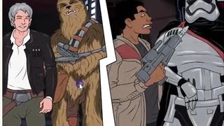Star Wars soldier fucks princess by the ass