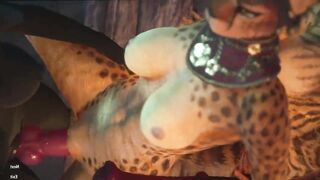Horse Cock Futanari Fucks His Girlfriend