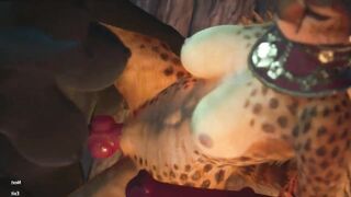 Horse Cock Futanari Fucks His Girlfriend