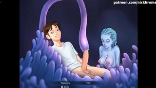 Summertime Saga All Sex Scenes Aqua Part 2 (Chinese sub)