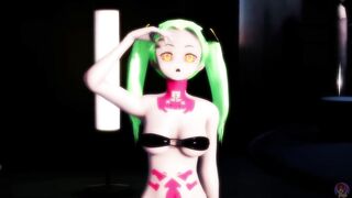 MMD Cyberpunk Rebecca