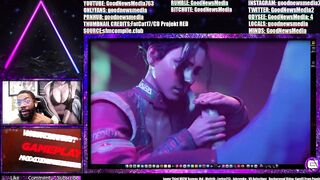 Panam Palmer Jerks Off An Edgerunner Until Thick Cum Blasts On Her Slut Face
