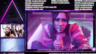 Panam Palmer Jerks Off An Edgerunner Until Thick Cum Blasts On Her Slut Face