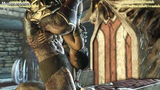 Jade pleasuring Shao Kahn 3D Porn Animation
