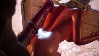 Furry BDSM Hard Fuck Futa Big Dick Creampie | Carnal Instinct | 3D