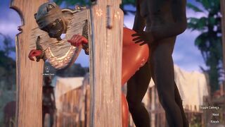 Furry BDSM Hard Fuck Futa Big Dick Creampie | Carnal Instinct | 3D