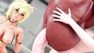 Futanari big ass sex big penis p2