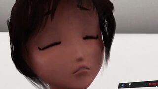 Giant woman eats it whole and puts it up her ass P2