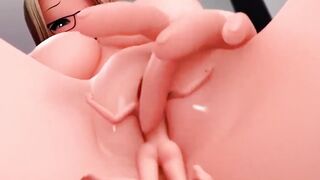 Sexy giant woman gets magical
