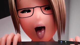 Sexy giant woman gets magical
