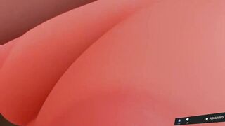Sexy giant woman gets magical