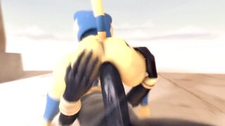 Ankha Rides Huge Cock Until her Ass is Filled with Cum