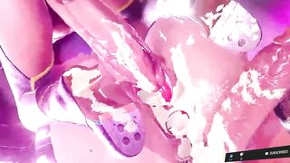 FUTANARI ORGY sex with NALGONA sexy mega giant ass