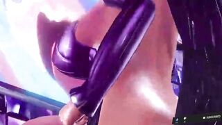 Futanaris with double penises penetrate three super buttocks