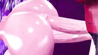 Futanaris with double penises penetrate three super buttocks