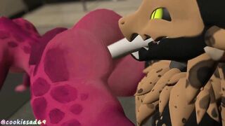 cookie dragon eating fat ass yeen