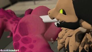 cookie dragon eating fat ass yeen