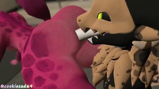 cookie dragon eating fat ass yeen