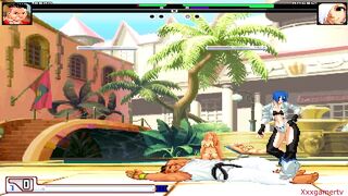 Angel vs Sean mugen gameplay part 1