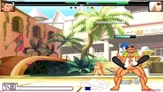 Angel vs Sean mugen gameplay part 1