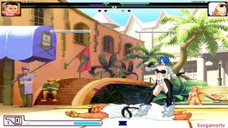 Angel vs Sean mugen gameplay part 1