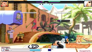 Angel vs Sean mugen gameplay part 1