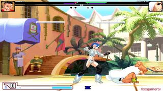 Angel vs Sean mugen gameplay part 1