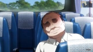 My beloved student started squirting on the bus