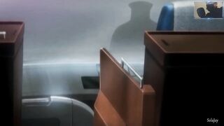My beloved student started squirting on the bus