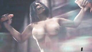 Shingeki no Kyojin Titans Oral Sex Threesome