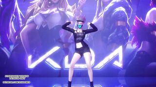 [MMD] Exid - Me & You Ahri Akali Evelynn Sexy Kpop Dance League of Legends KDA