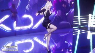[MMD] Exid - Me & You Ahri Akali Evelynn Sexy Kpop Dance League of Legends KDA