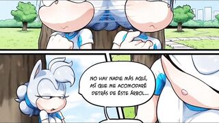 Adult Sonic Workout - Masturbates in Public Parody Comic