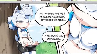 Adult Sonic Workout - Masturbates in Public Parody Comic