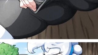 Adult Sonic Workout - Masturbates in Public Parody Comic