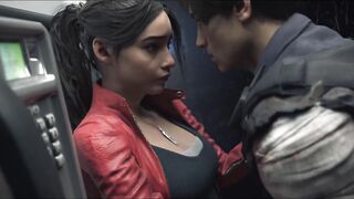 Leon Fucks Claire Very Hard Creampie | 3D