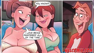 Fucking a busty and hot pregnant woman! The Naughty Home!