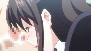 Student is very aroused with her friend and sucks his penis and masturbates him with her tits