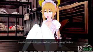 Tales of the Dream life Harem ep 5 Novinha na Siririca