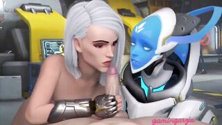 By gamingarzia intense sex threesome tasty hot intense blowjob sweet delicious pleasure