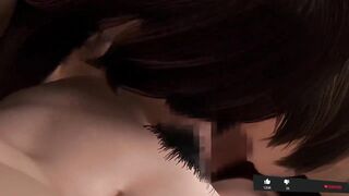 The mouth of the wife and the friend looks at