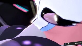 Five nights at Freddy's girl sucks it with passion