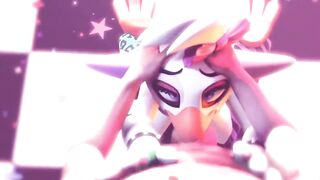 Five nights at Freddy's girl sucks it with passion