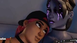 FUTANARI trio liberal couple of 3 have sex
